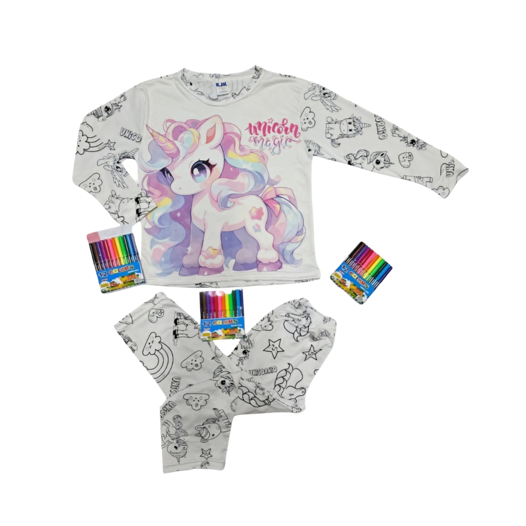 pijama para colorear