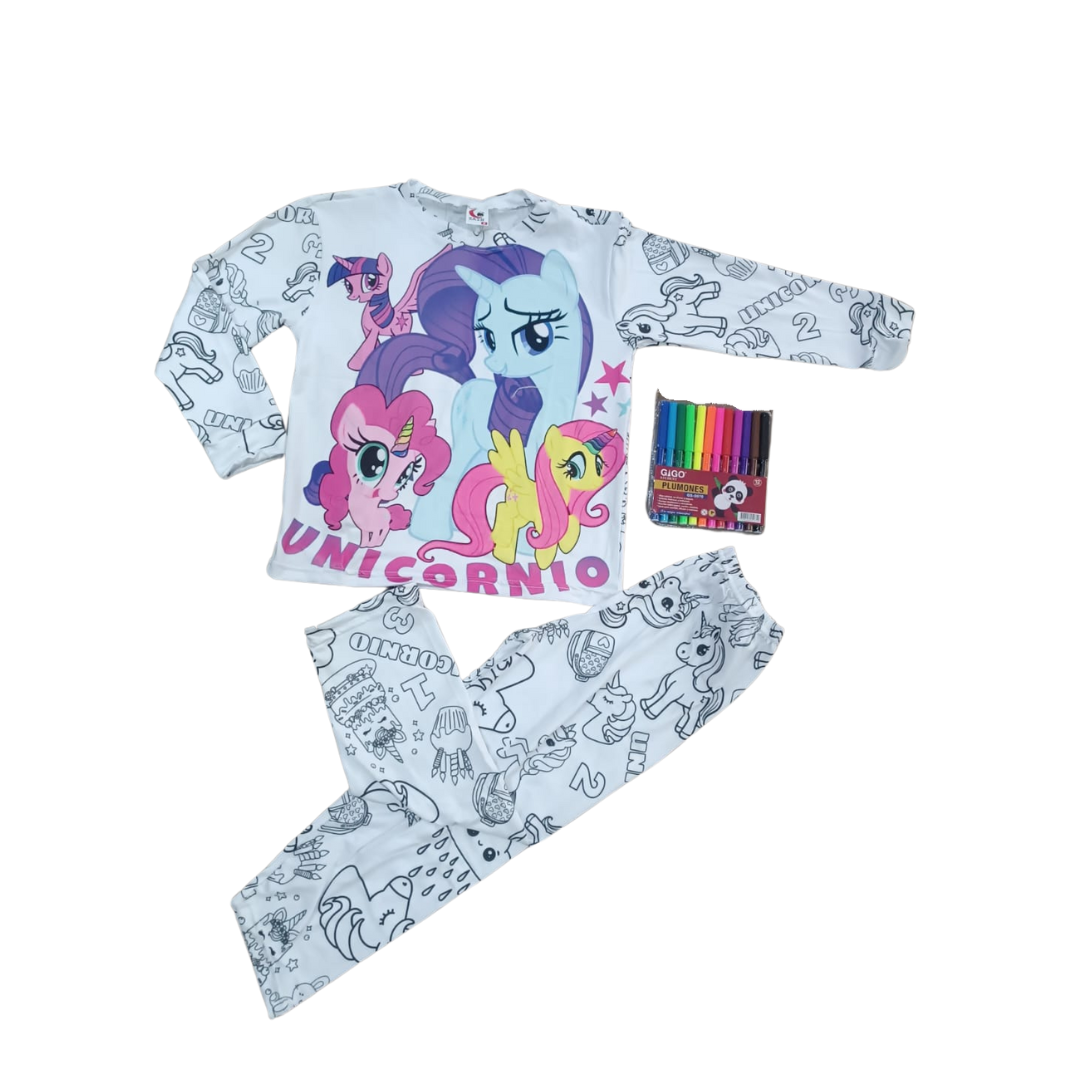 pijama para colorear