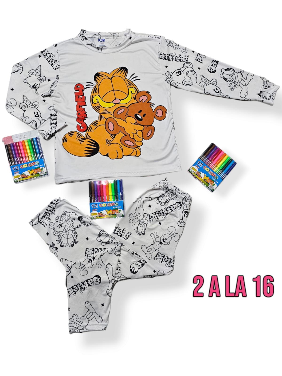 pijama para colorear