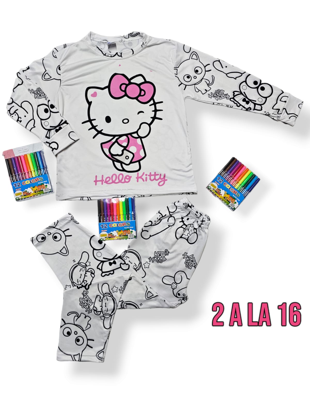 pijama para colorear