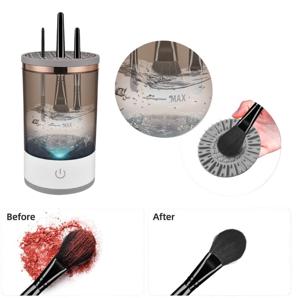 maquina lavadora de brochas de maquillaje