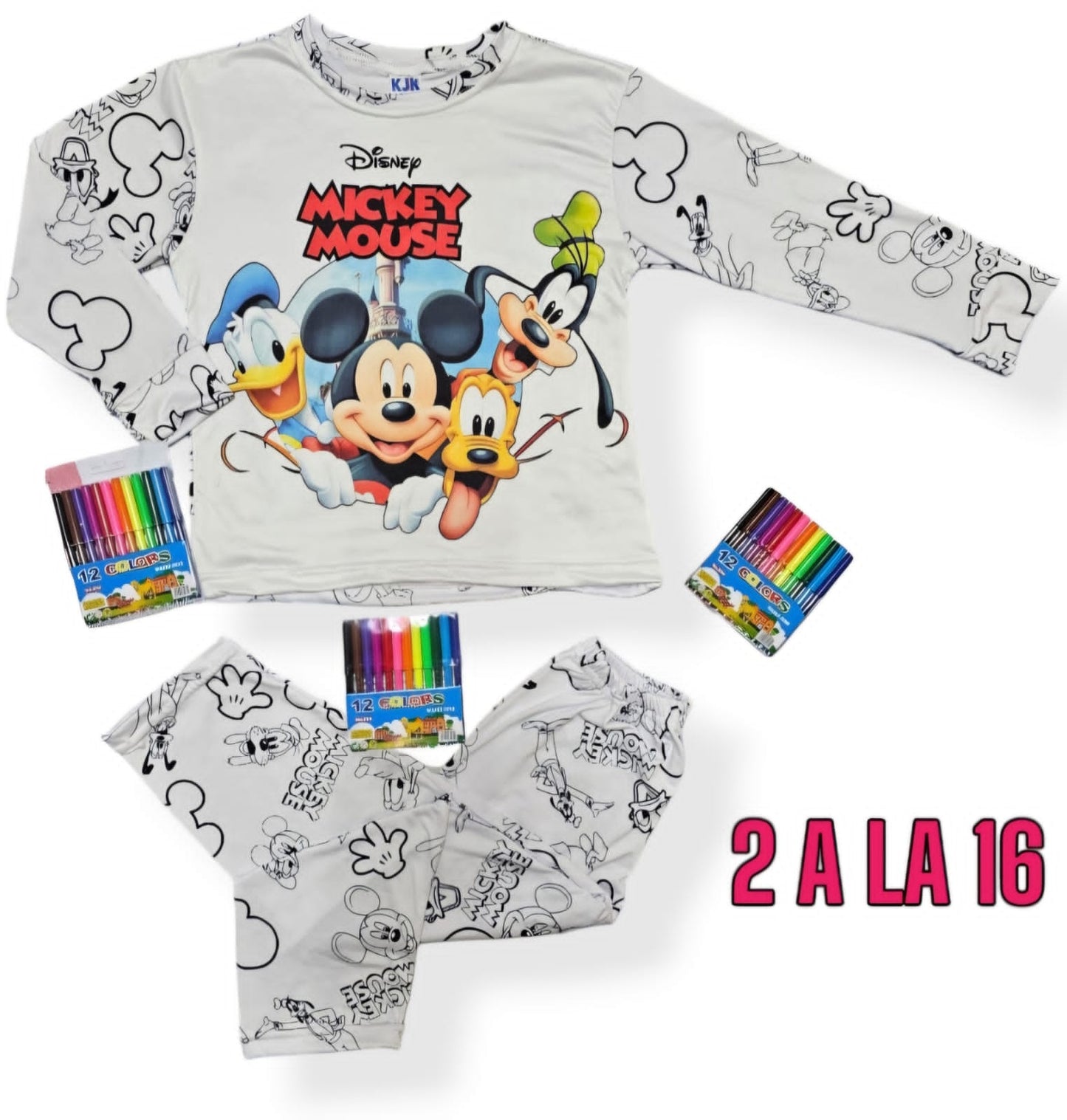 pijama para colorear