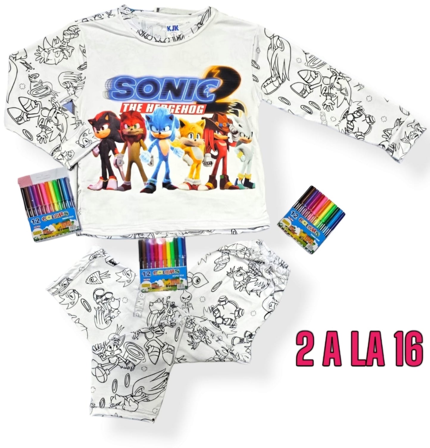 pijama para colorear