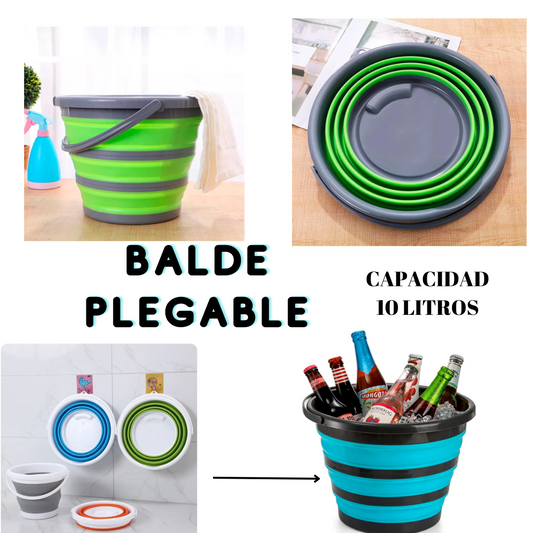 balde plegable